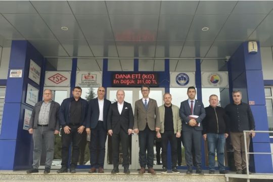 ÇOMÜ HEYETİNDEN BİGA TİCARET BORSASINA ZİYARET